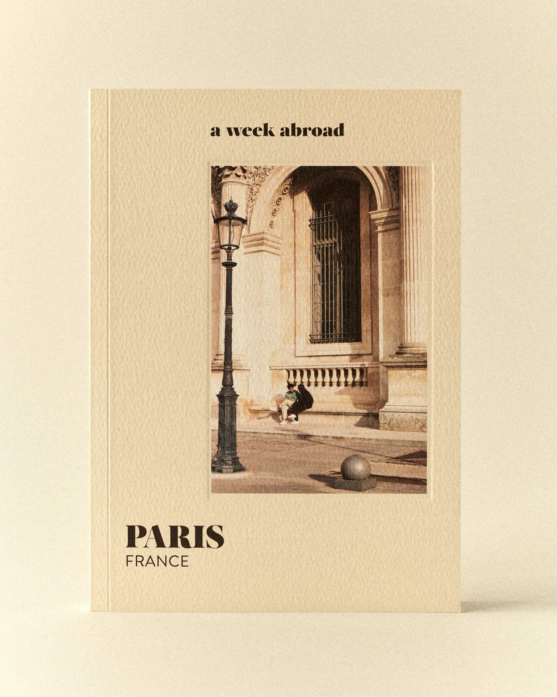 A WEEK ABROAD Paris  - Book