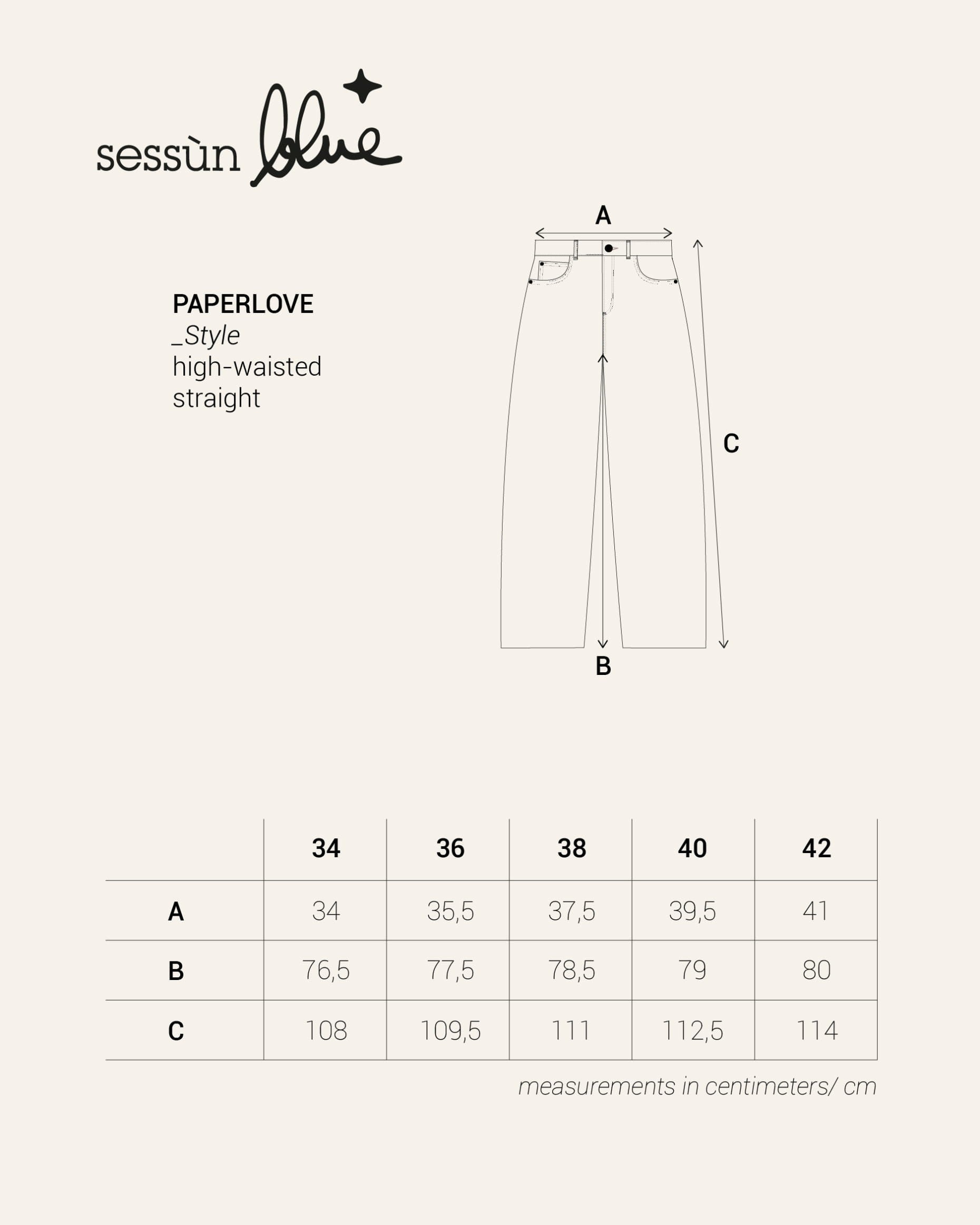 PAPERLOVE Fleur de Sel - Jeans