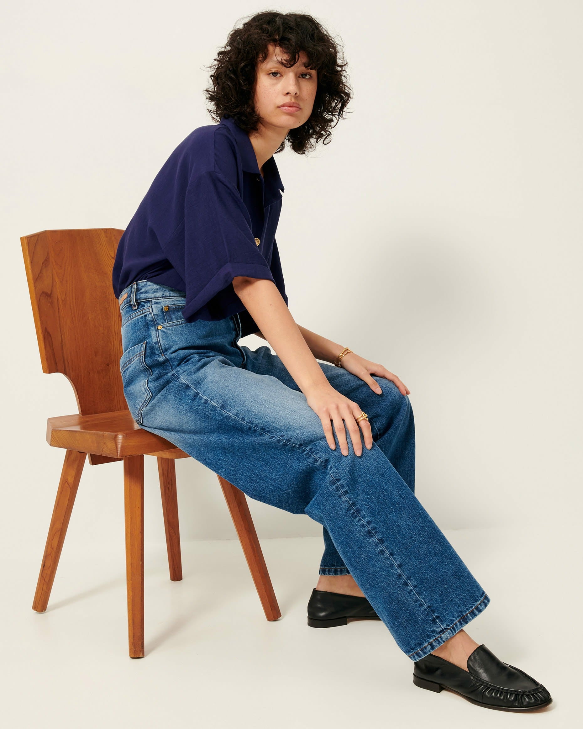 AYANO Black Leather - Loafers