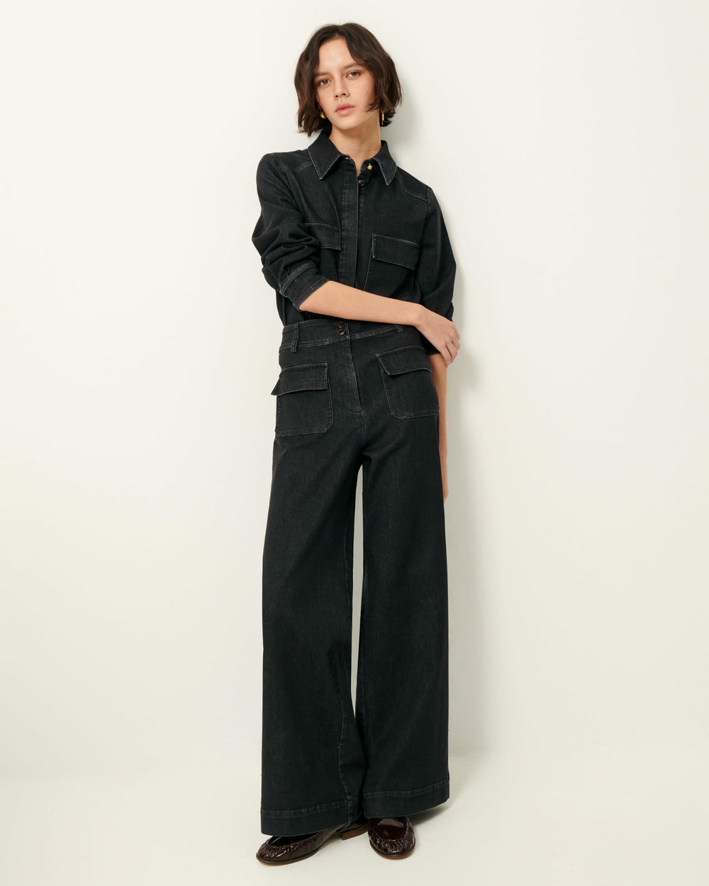 MANHATTAN Denim Black - Pants