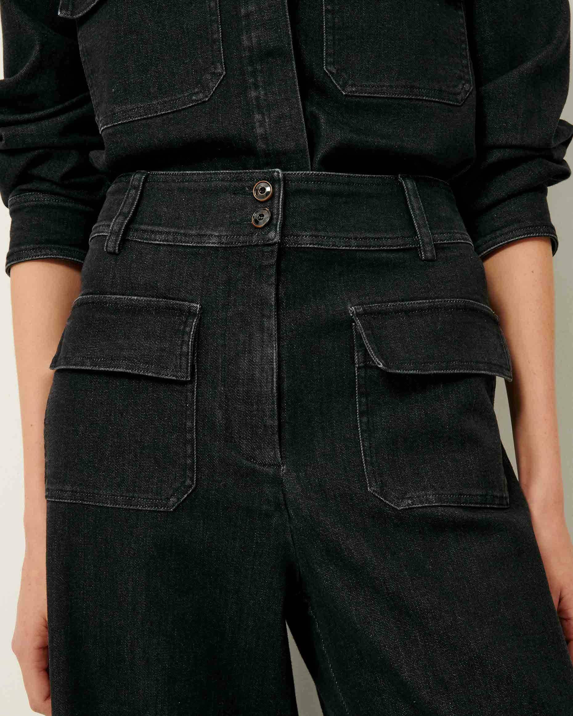 MANHATTAN Denim Black - Pants
