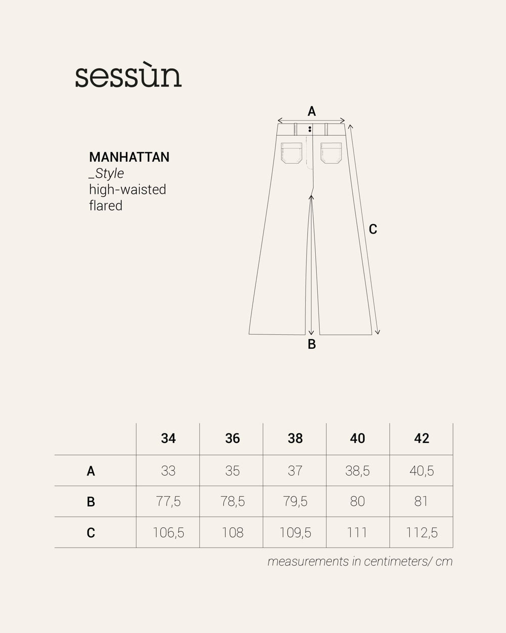 MANHATTAN Denim Black - Pants