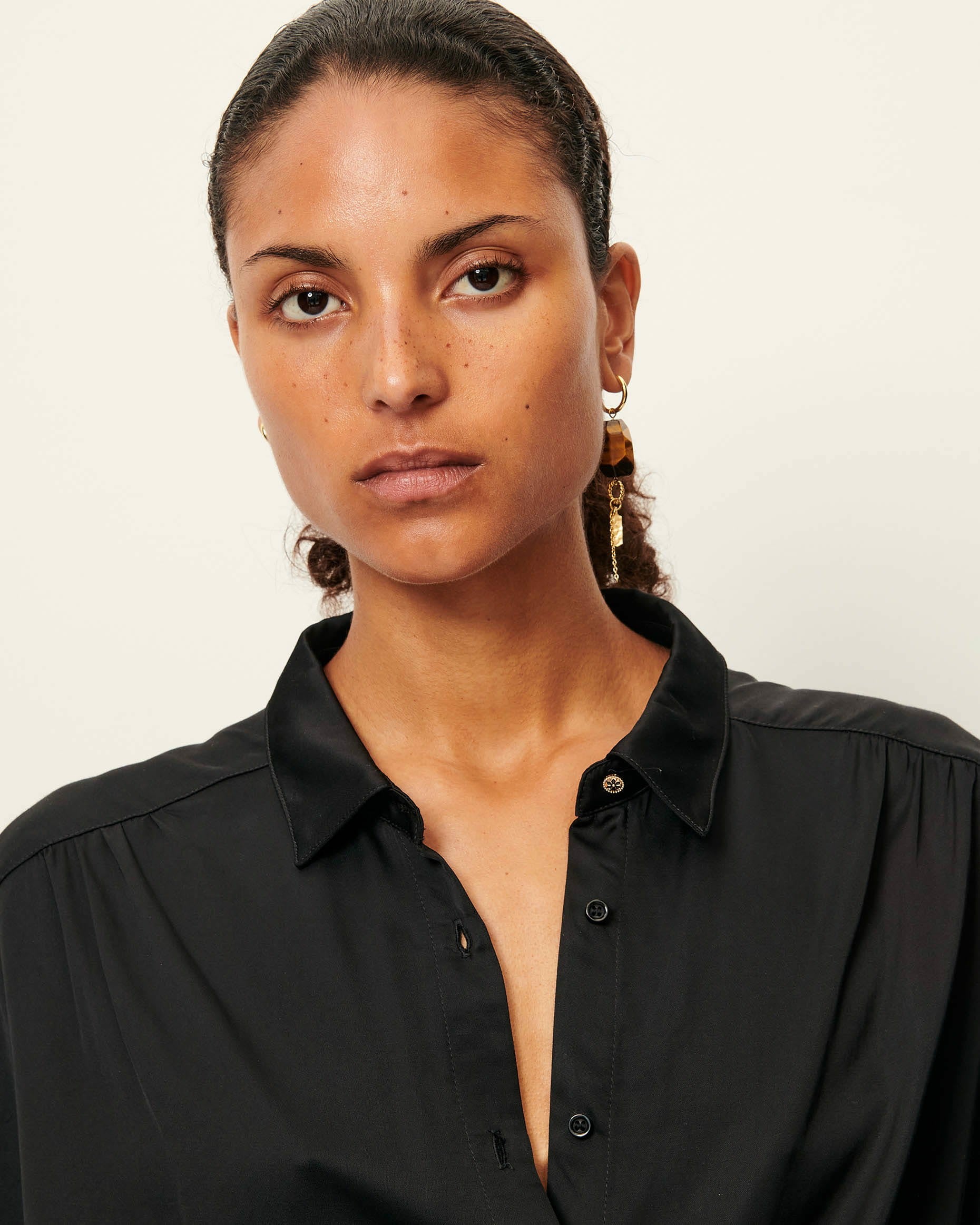 TOTI STONE Tiger Blue - Earrings