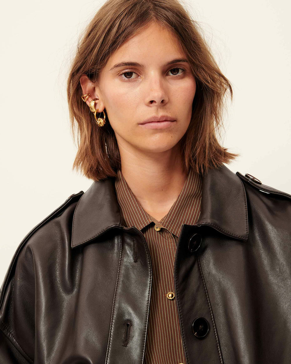 HARRIBOYD Coffee Leather - Jacket