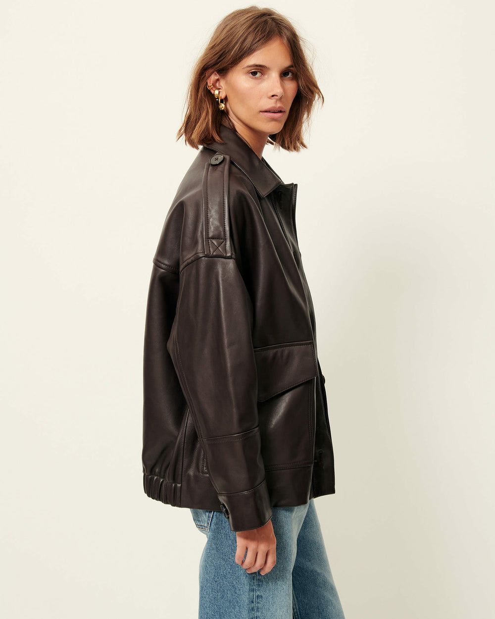 HARRIBOYD Coffee Leather - Jacket