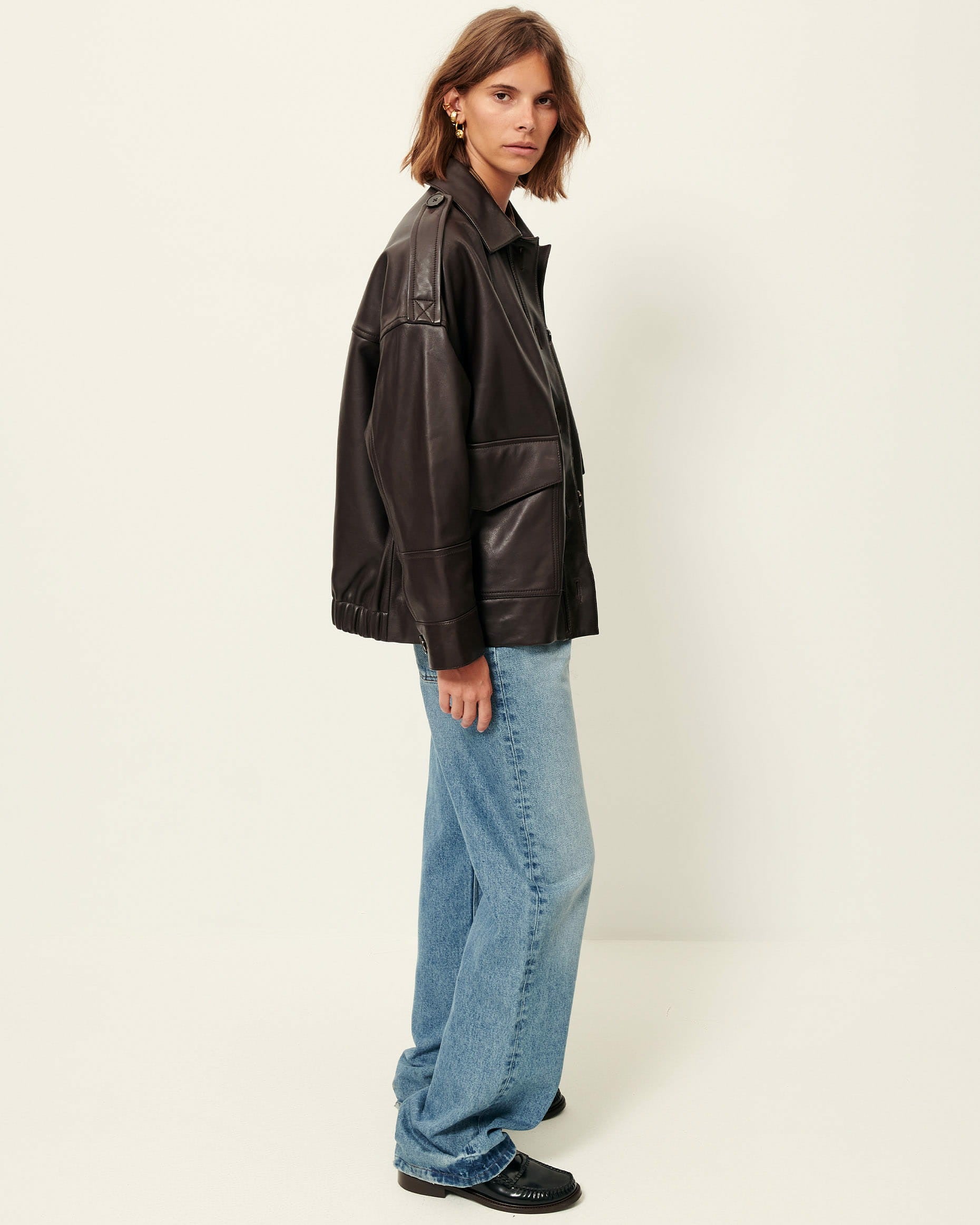 HARRIBOYD Coffee Leather - Jacket