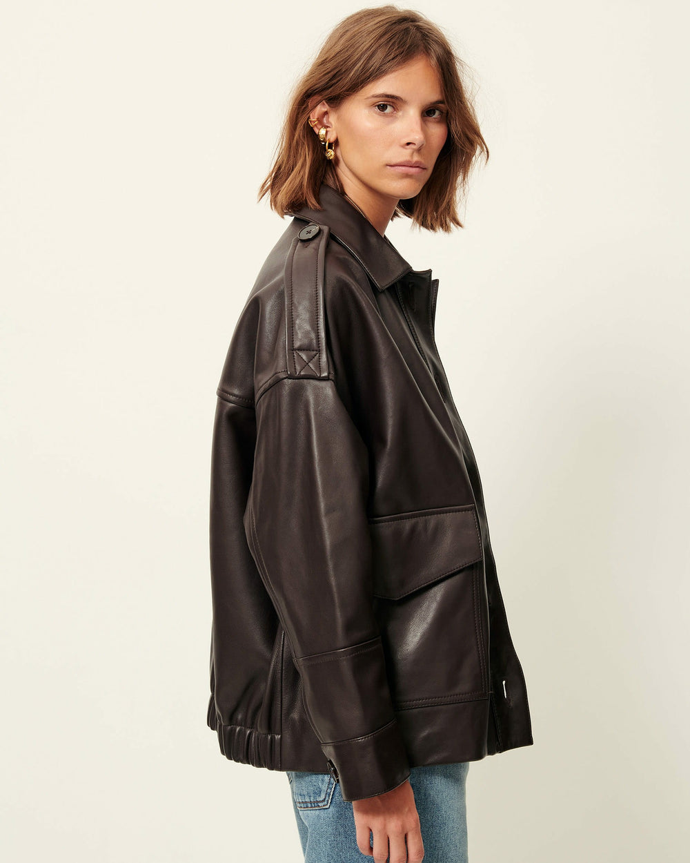 HARRIBOYD Coffee Leather - Jacket