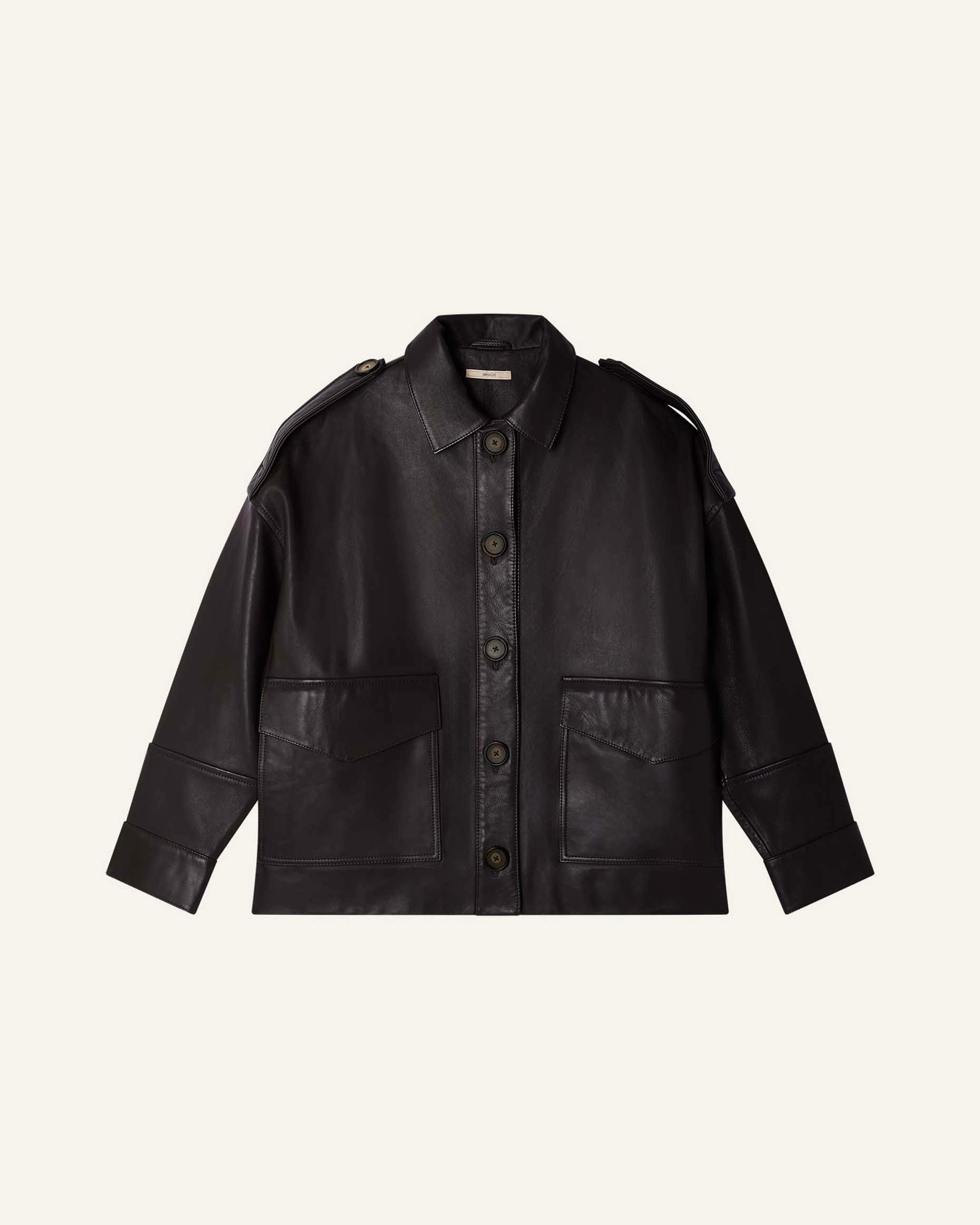 HARRIBOYD Coffee Leather - Jacket