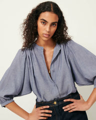 A VIEW Chambray Blue - Blouse