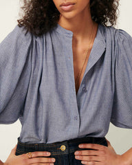 A VIEW Chambray Blue - Blouse