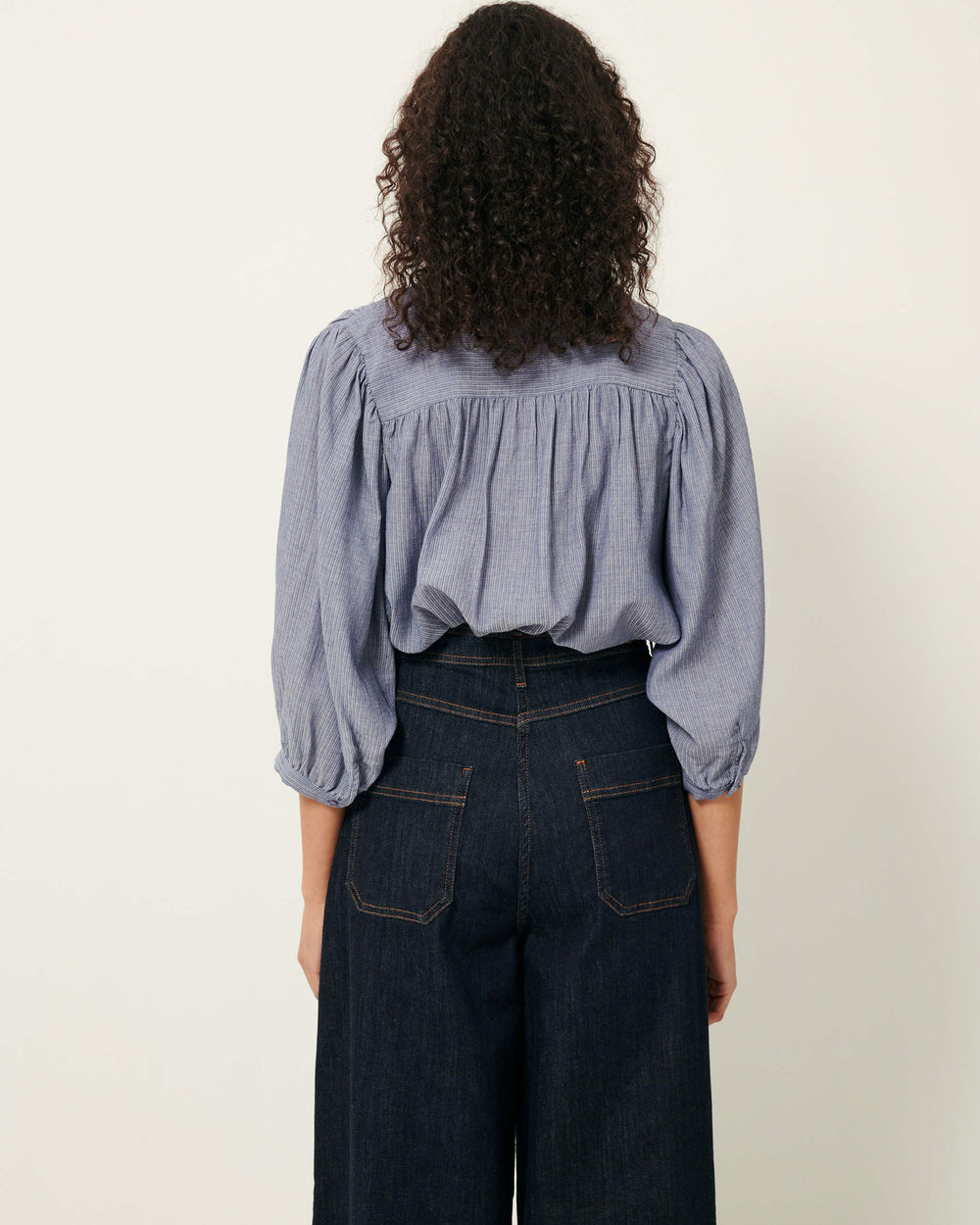 A VIEW Chambray Blue - Blouse