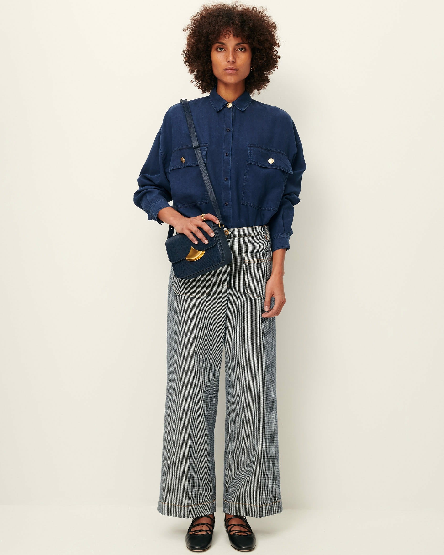 ALDRICKS Coutil Blue - Trousers