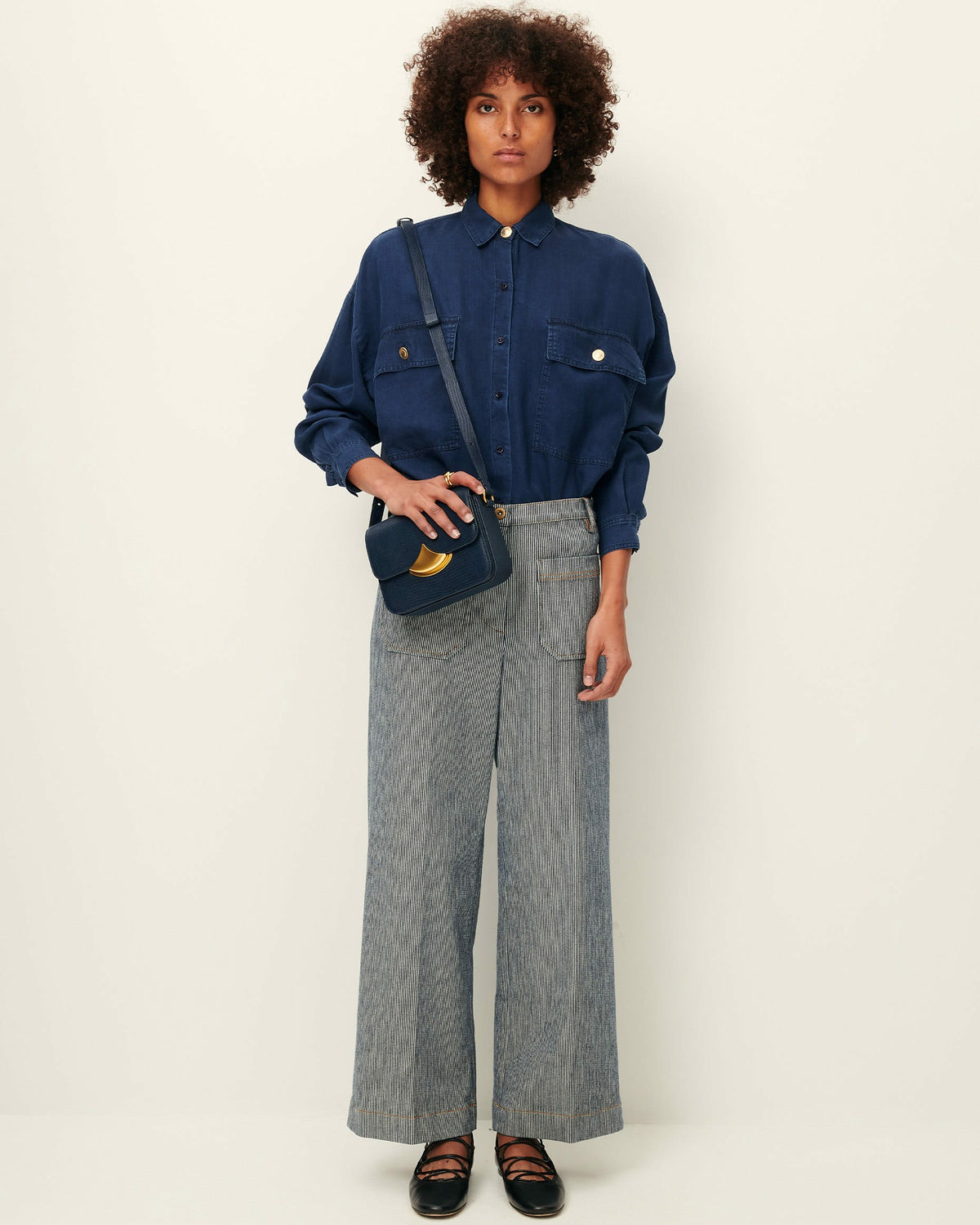 ALDRICKS Coutil Blue - Trousers