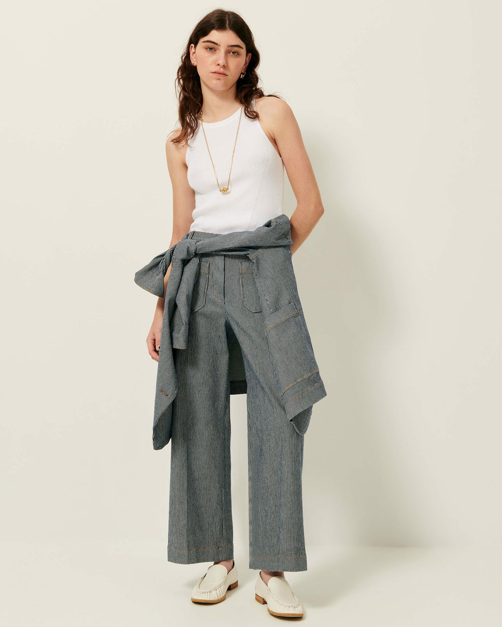ALDRICKS Coutil Blue - Trousers