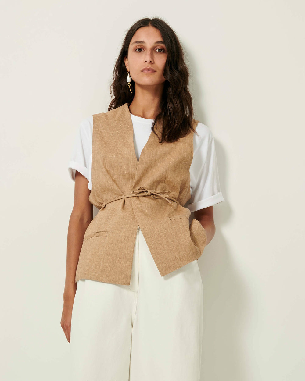 MARCELLO Alpaga - Sleeveless jacket