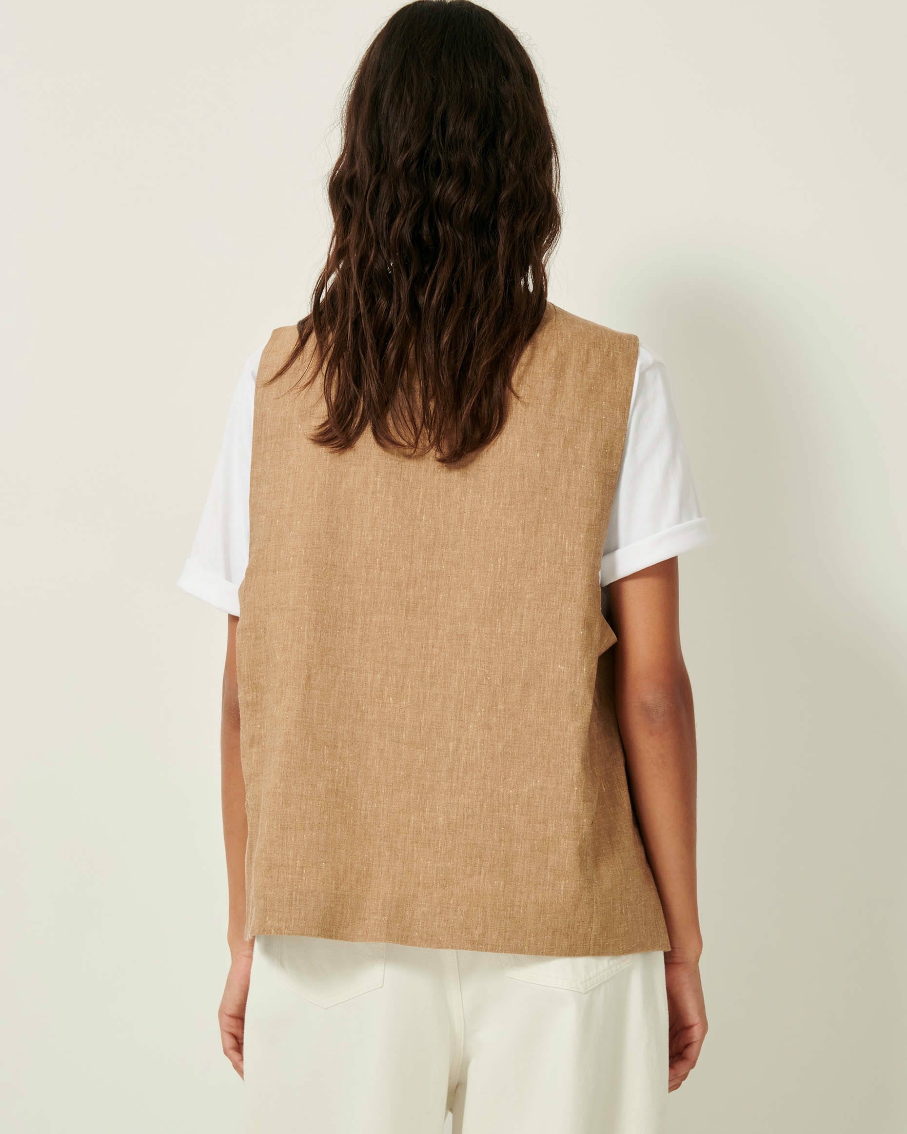 MARCELLO Alpaga - Sleeveless jacket