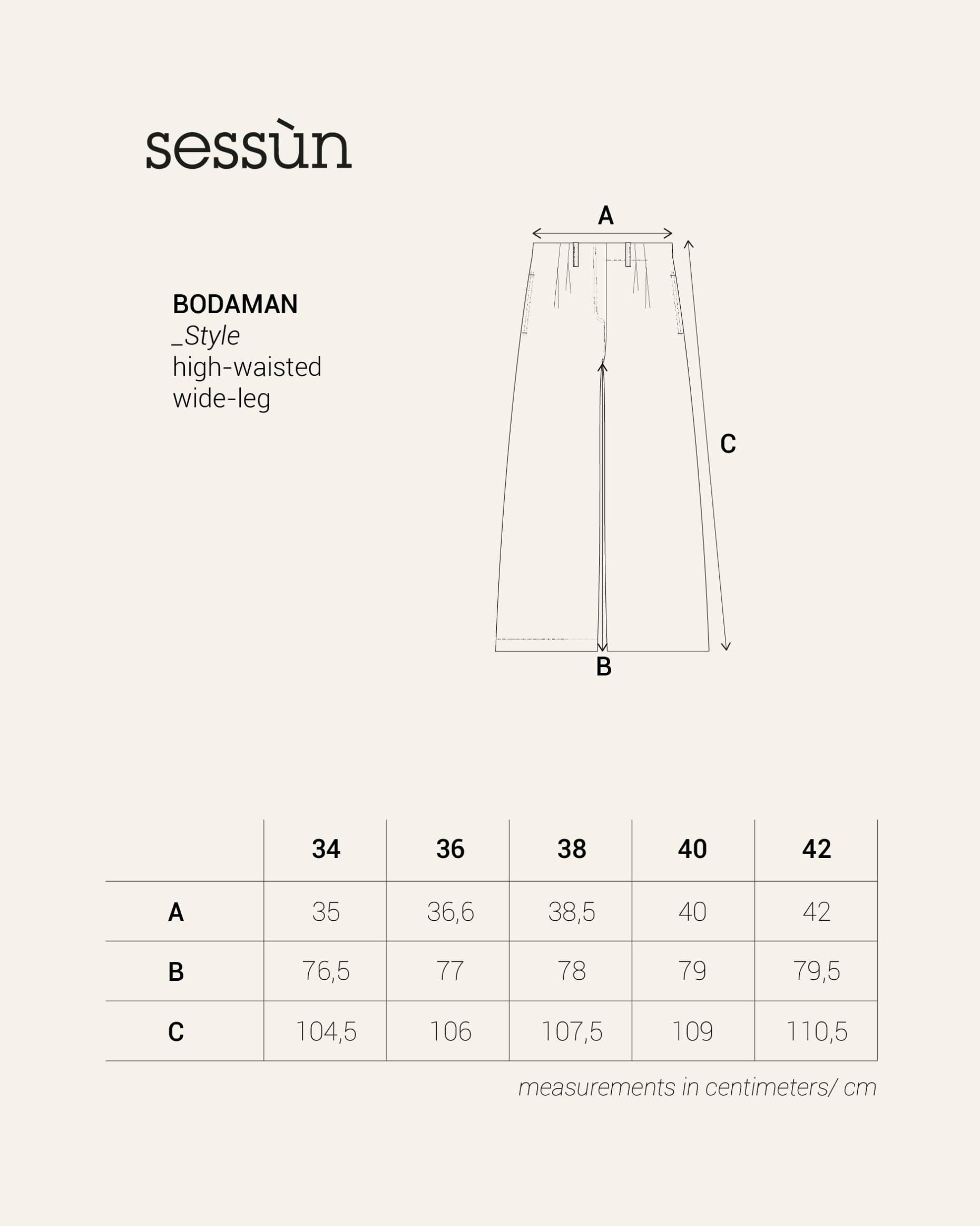 BODAMAN Milk - Pants
