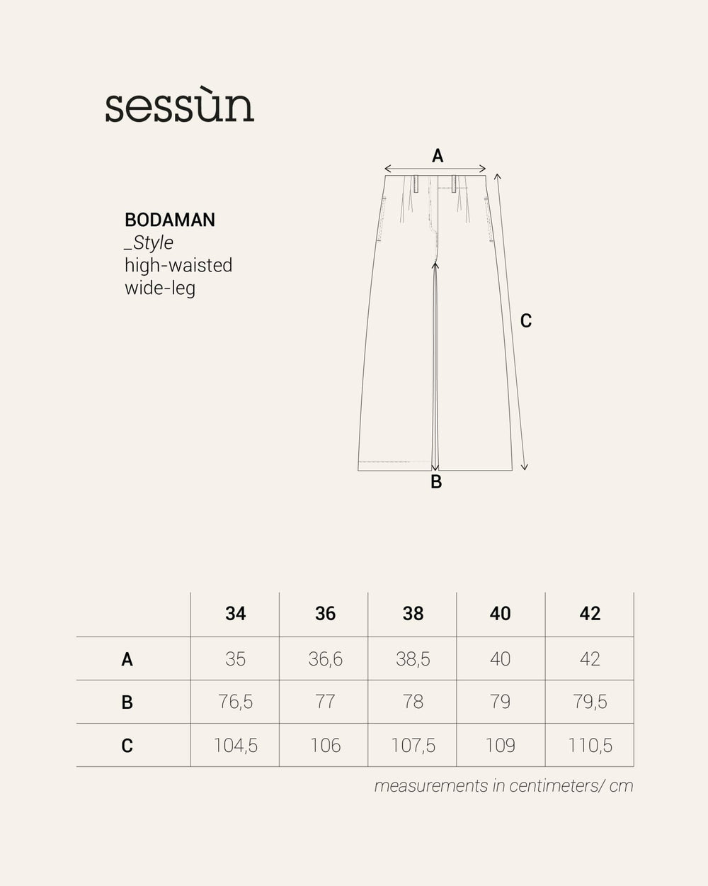BODAMAN Milk - Pants