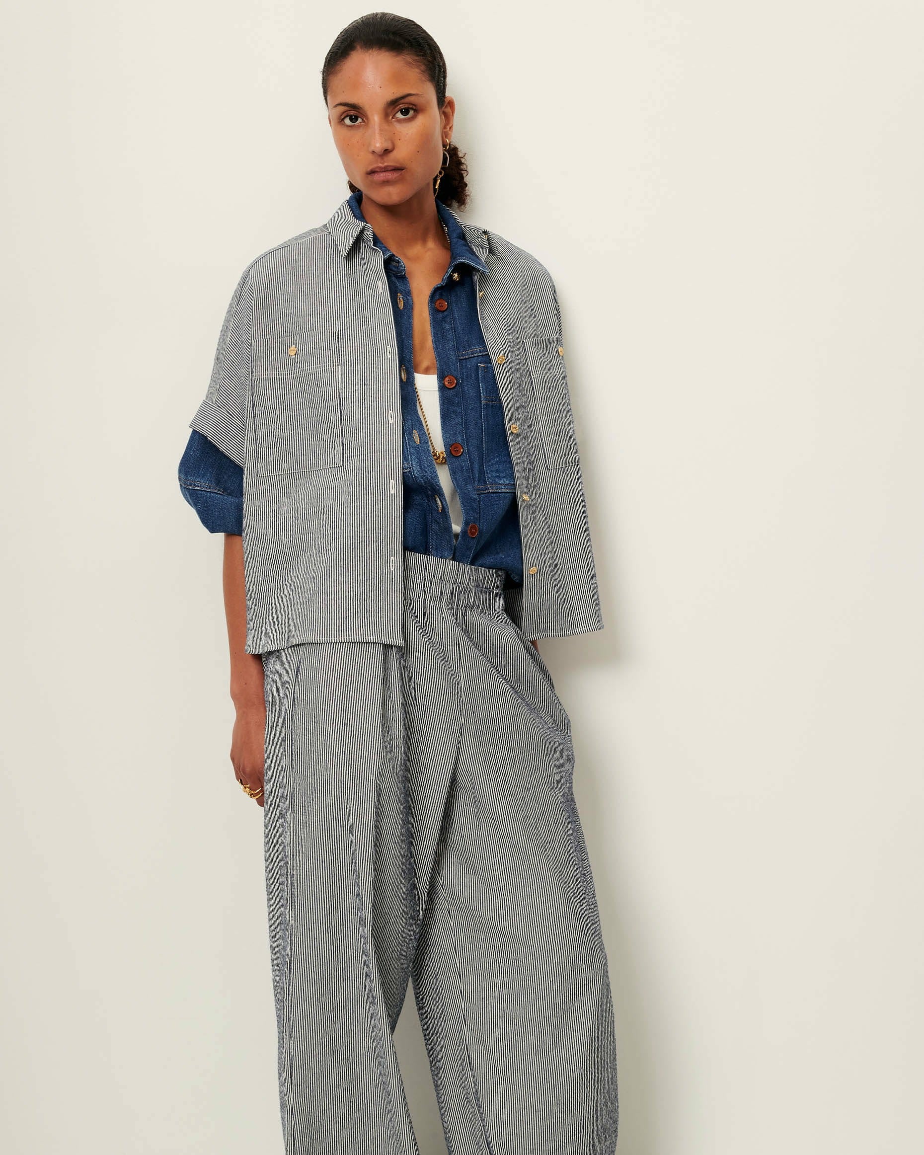 DELLA Coutil Blue - Shirt