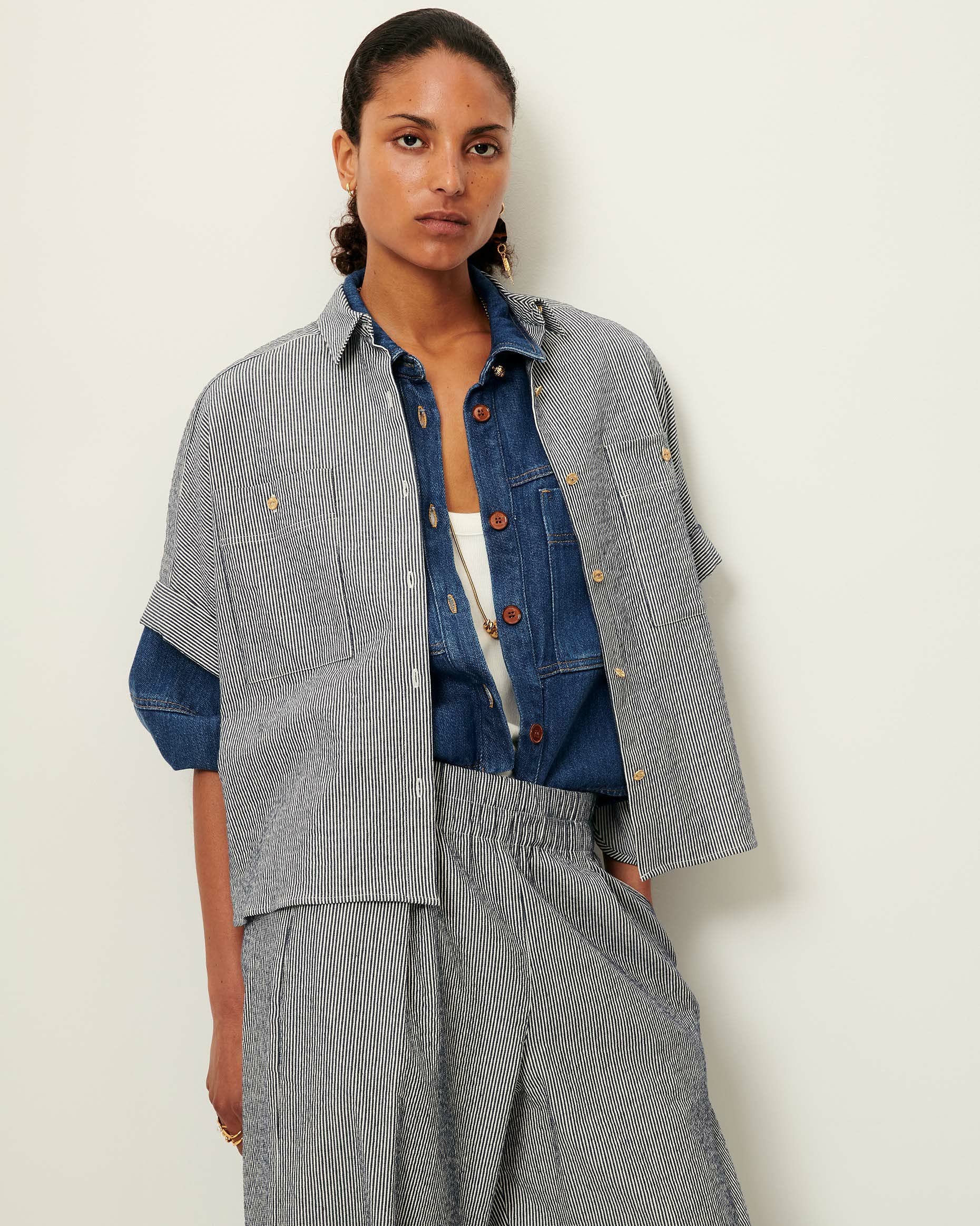 DELLA Coutil Blue - Shirt