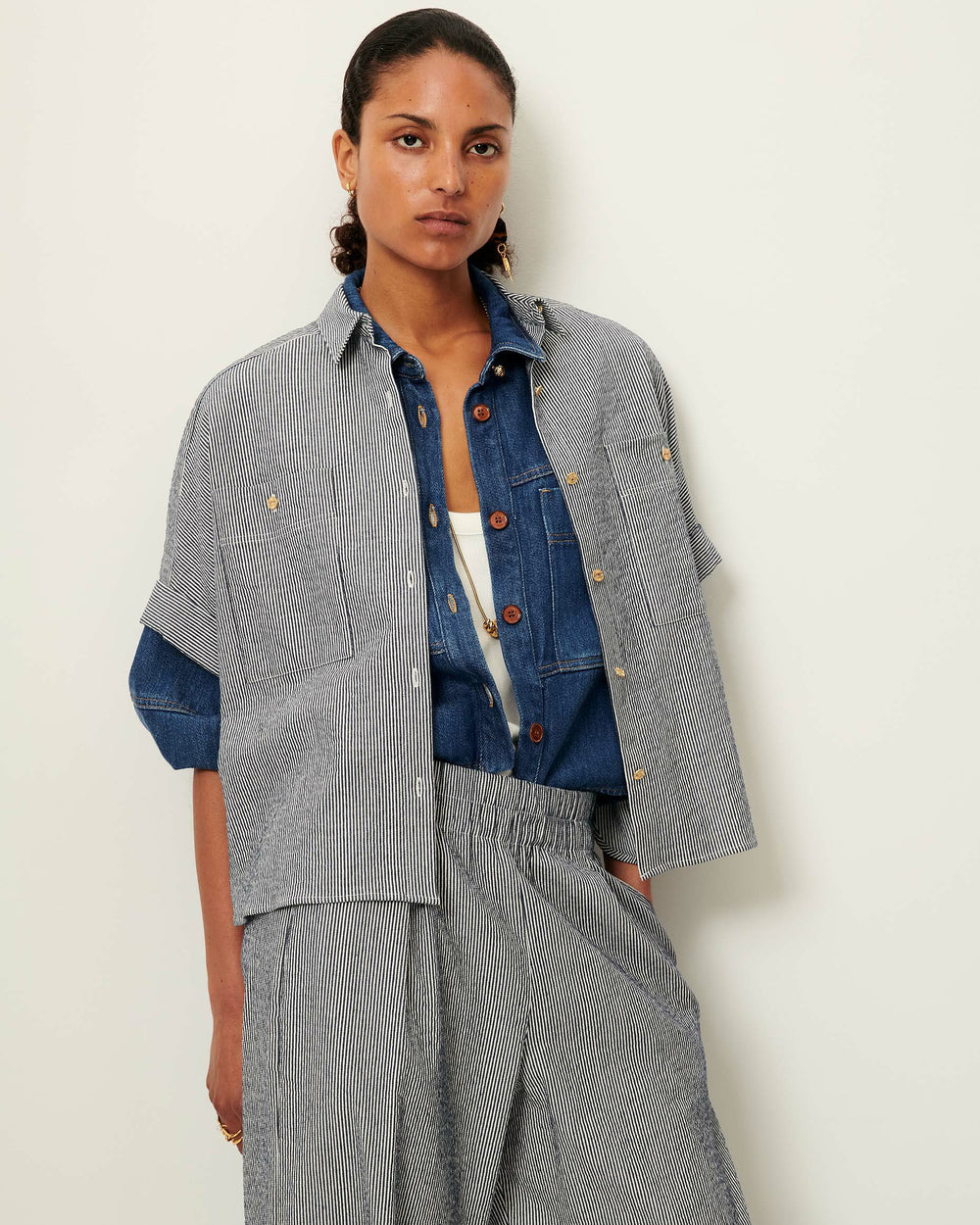 DELLA Coutil Blue - Shirt