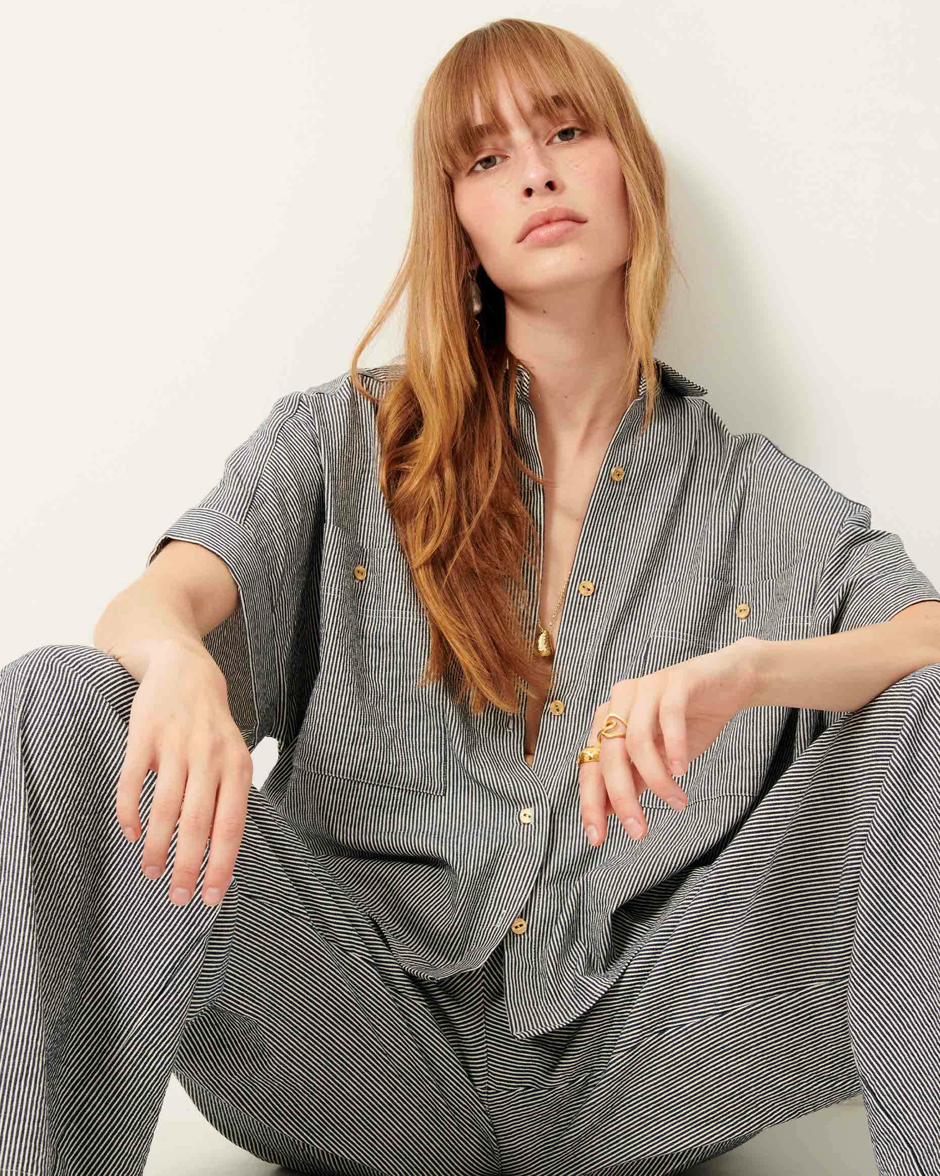 DELLA Coutil Blue - Shirt