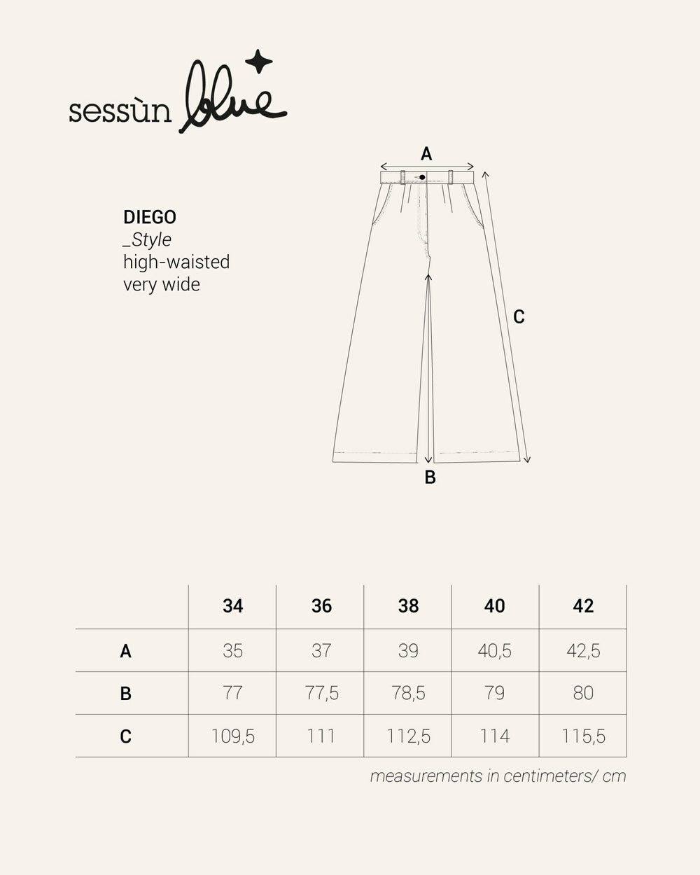 DIEGO Fleur de Sel - Pants