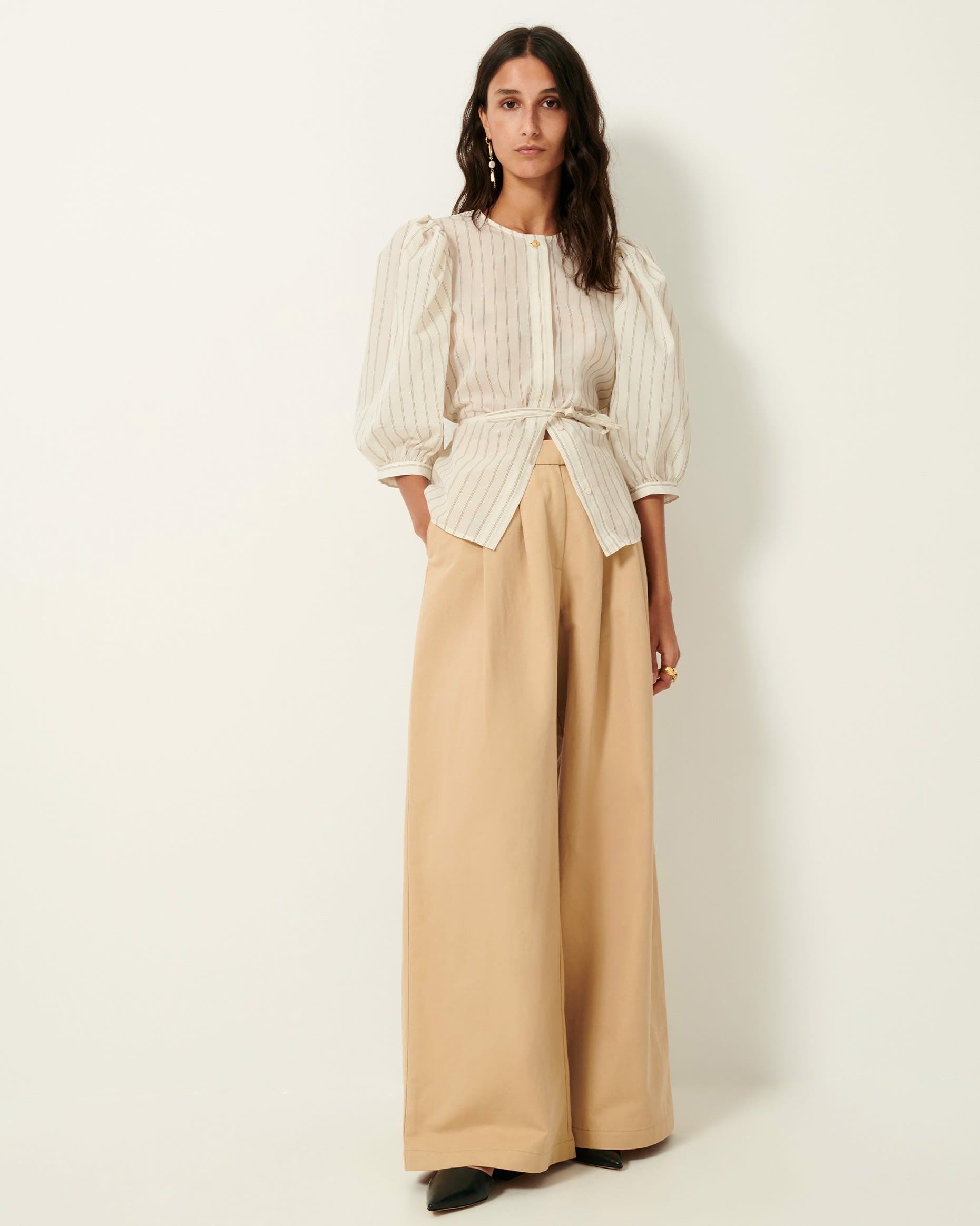 GEORGIA Sandcream - Blouse