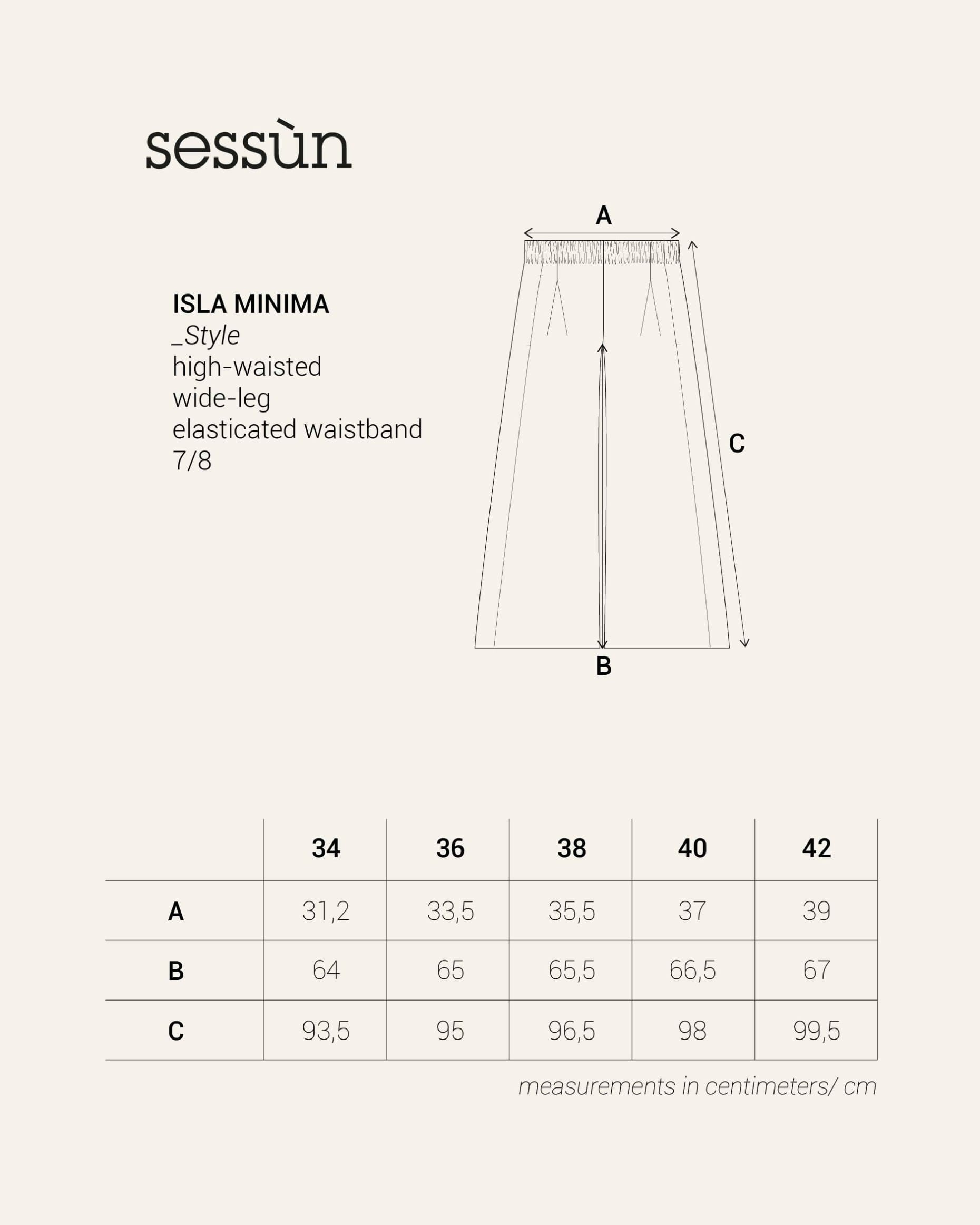 ISLA MINIMA Caramel - Pants