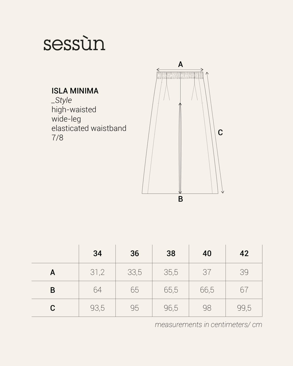 ISLA MINIMA Caramel - Pants