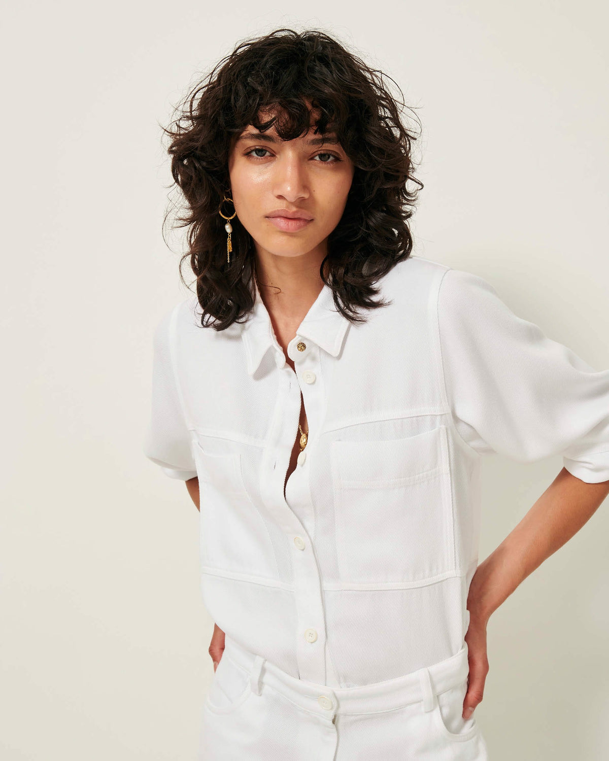 LEONE Optical White - Overshirt
