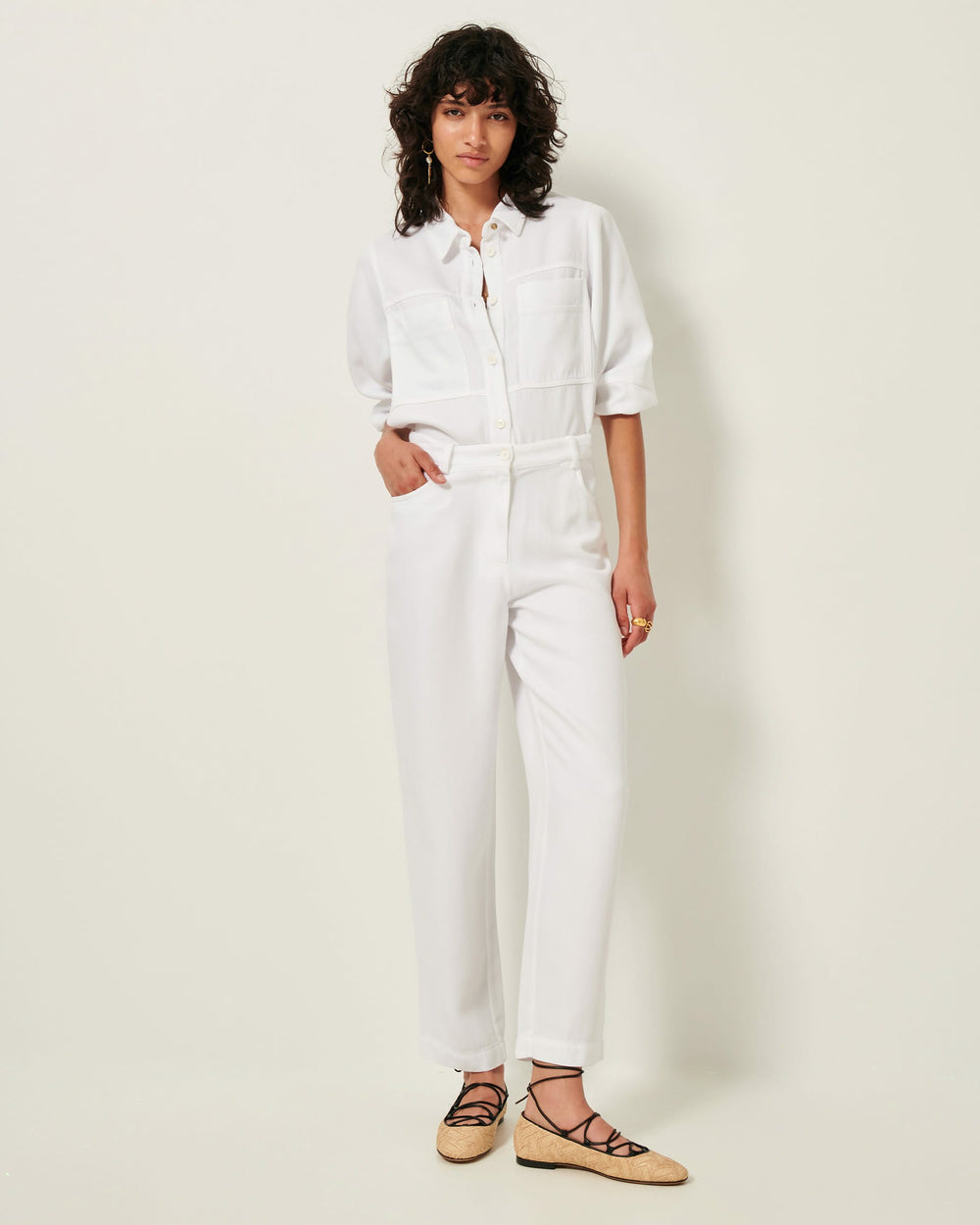 LEONE Optical White - Overshirt