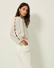 LUCY H Whiblack - Blouse