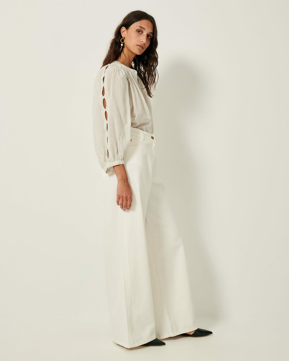 LUCY H Whiblack - Blouse