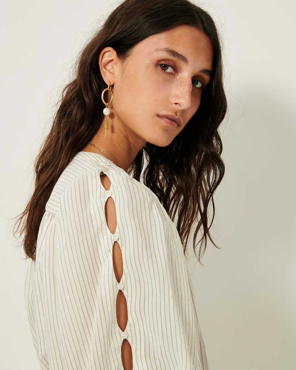 LUCY H Whiblack - Blouse