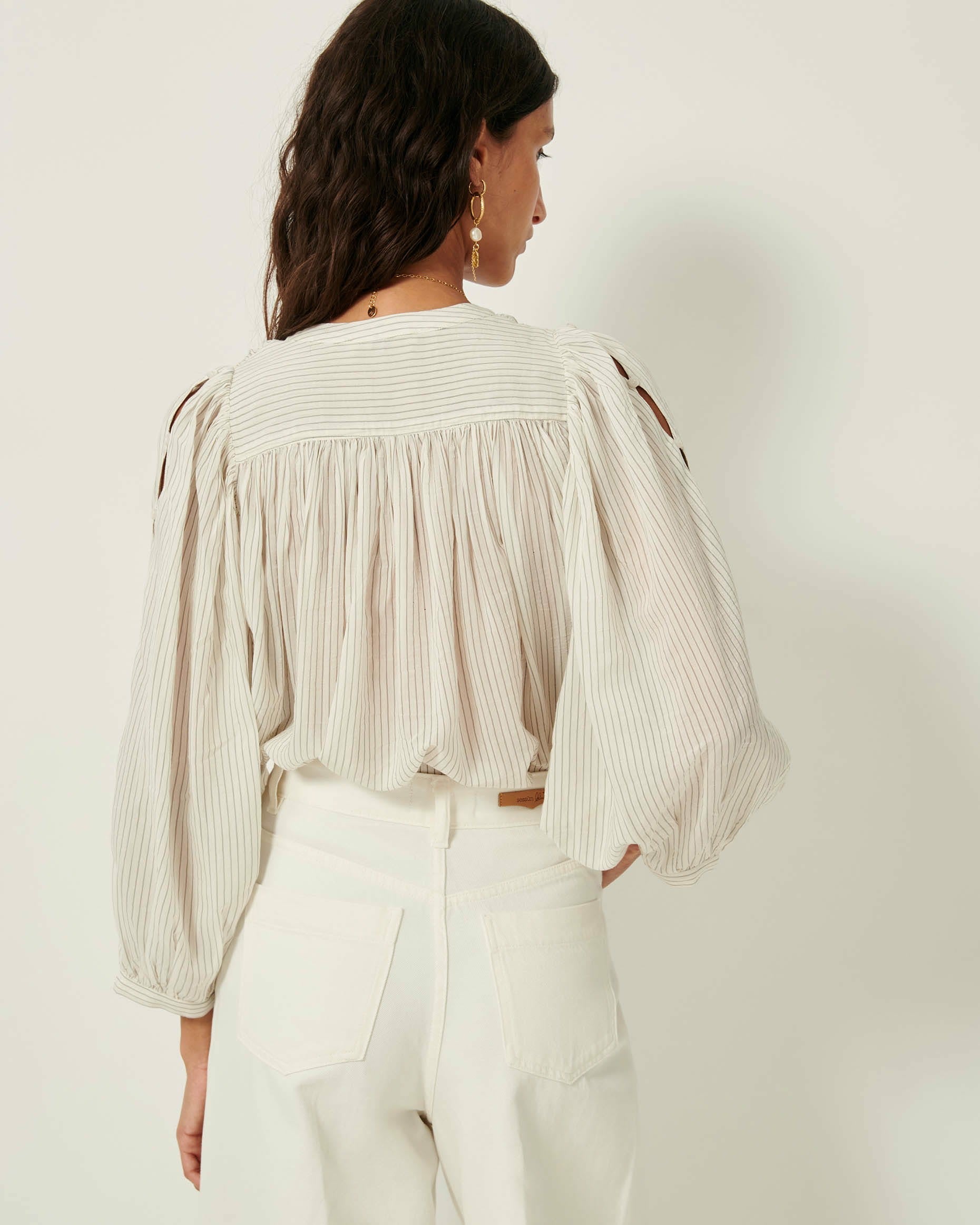 LUCY H Whiblack - Blouse