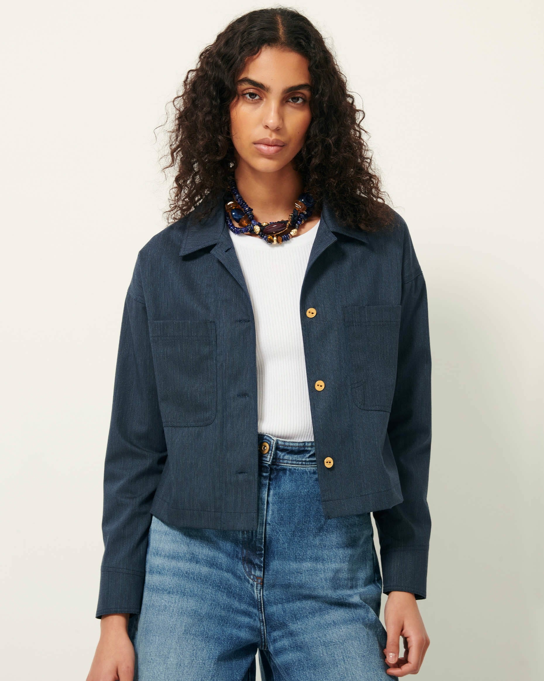 NOTTERI Worker Blue - Overshirt