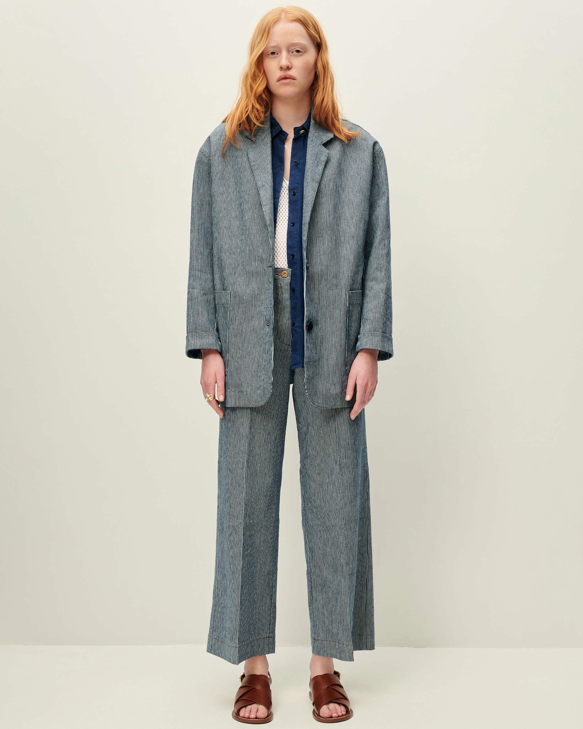 TRANI Coutil Blue - Jacket