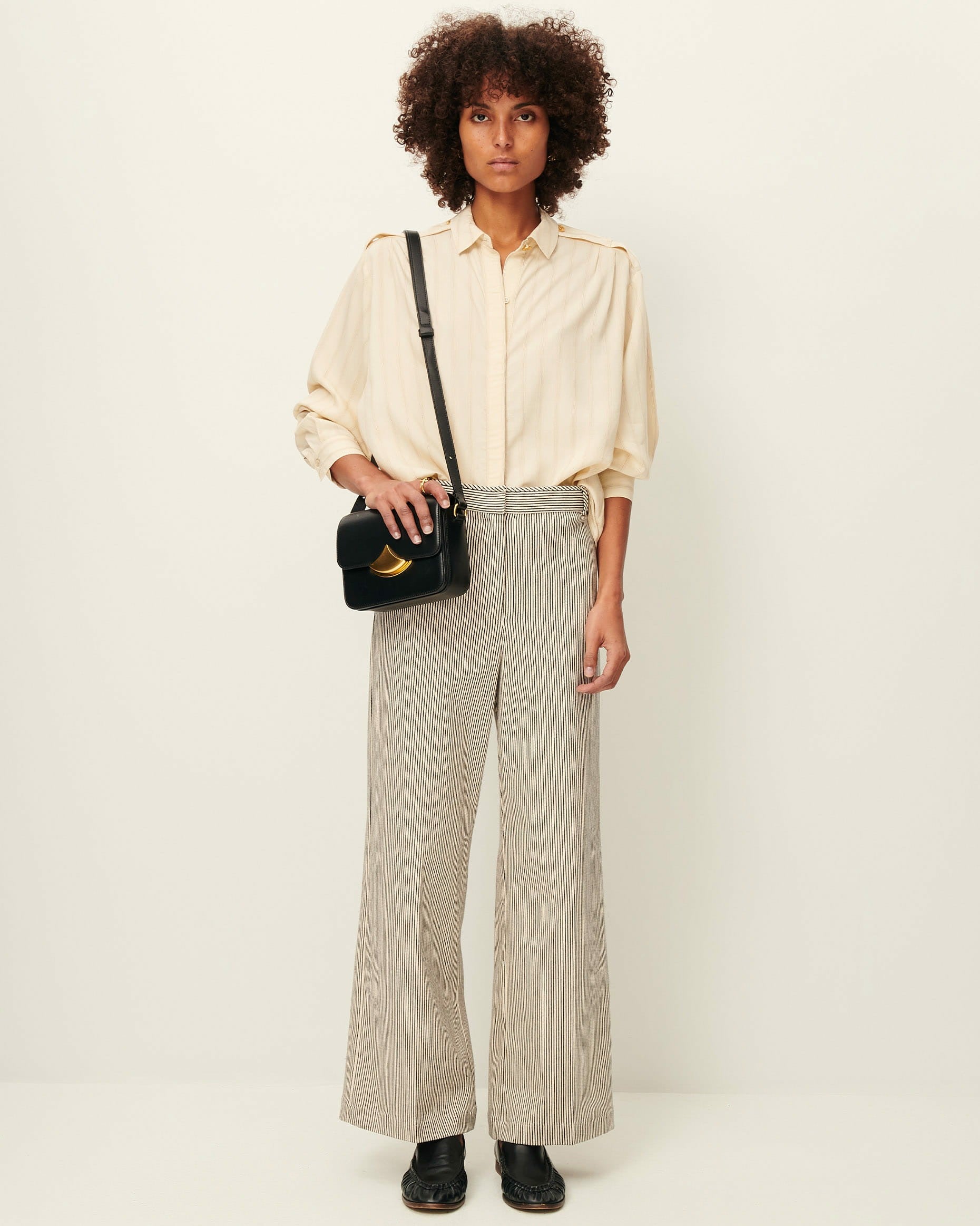 ALBELLO Coutil Whiblack - Trousers