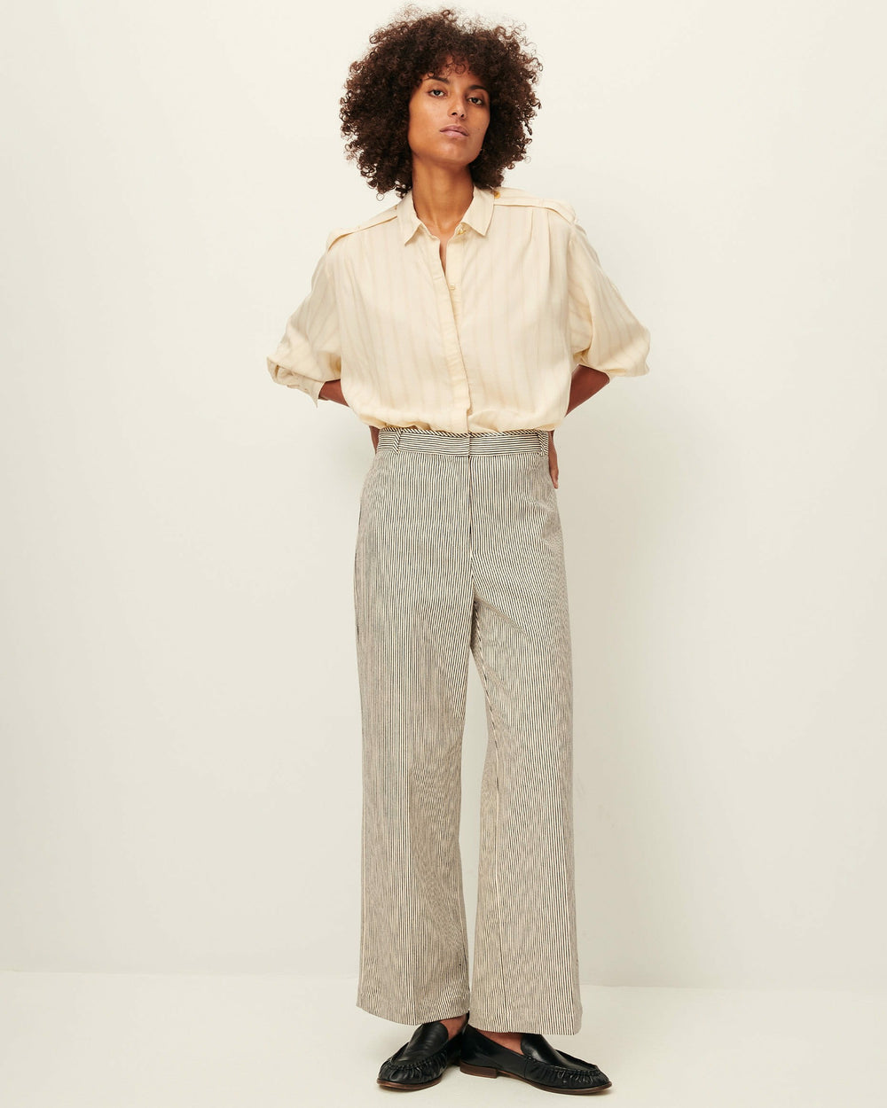 ALBELLO Coutil Whiblack - Trousers