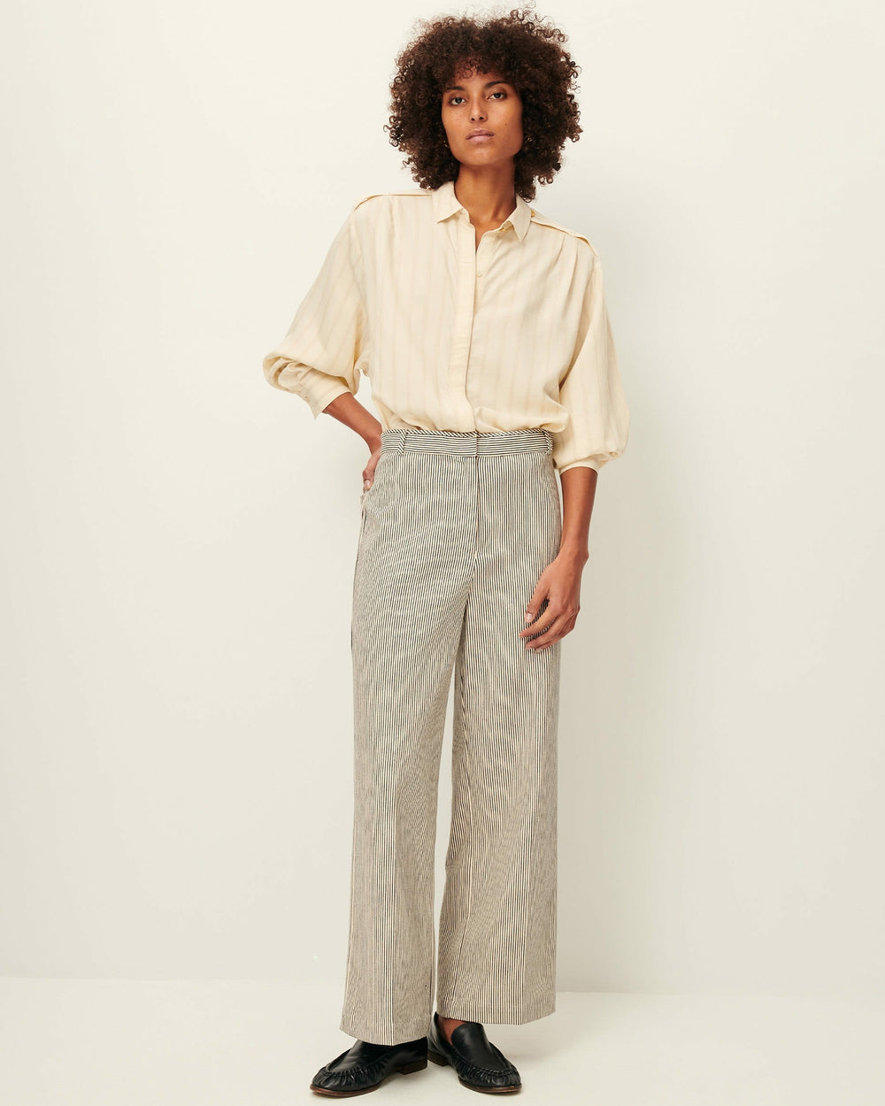 ALBELLO Coutil Whiblack - Trousers