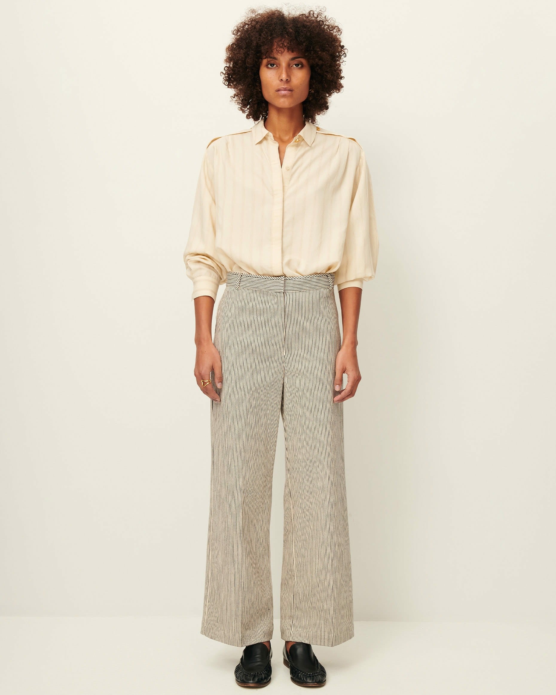 ALBELLO Coutil Whiblack - Trousers