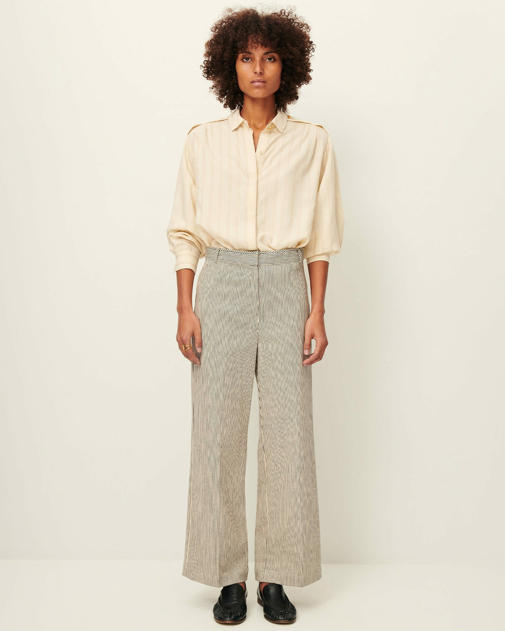 ALBELLO Coutil Whiblack - Trousers