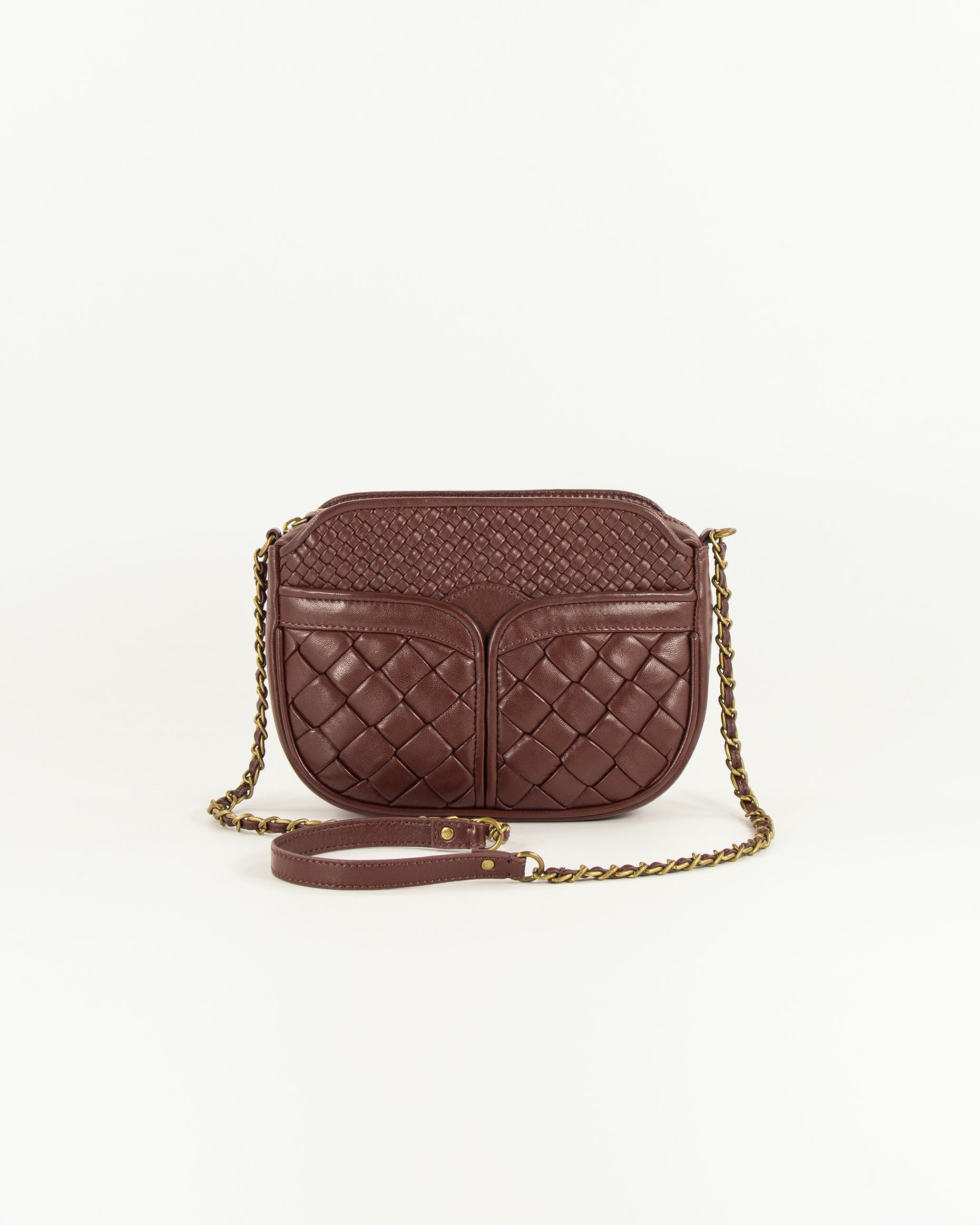 DIVINE BRAIDED Burgundy - Bag