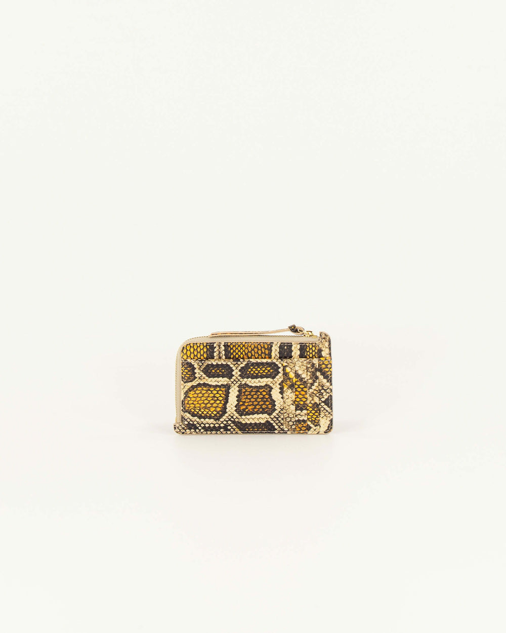 LUZI Purse Yellow Python - Card holder
