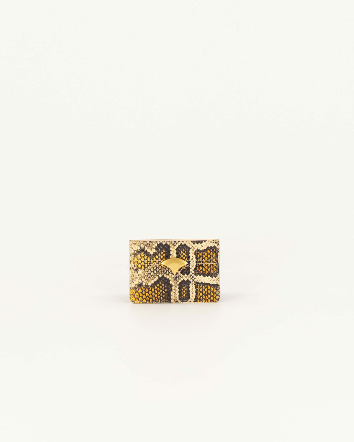 LUZI CARD Yellow Python - Wallet