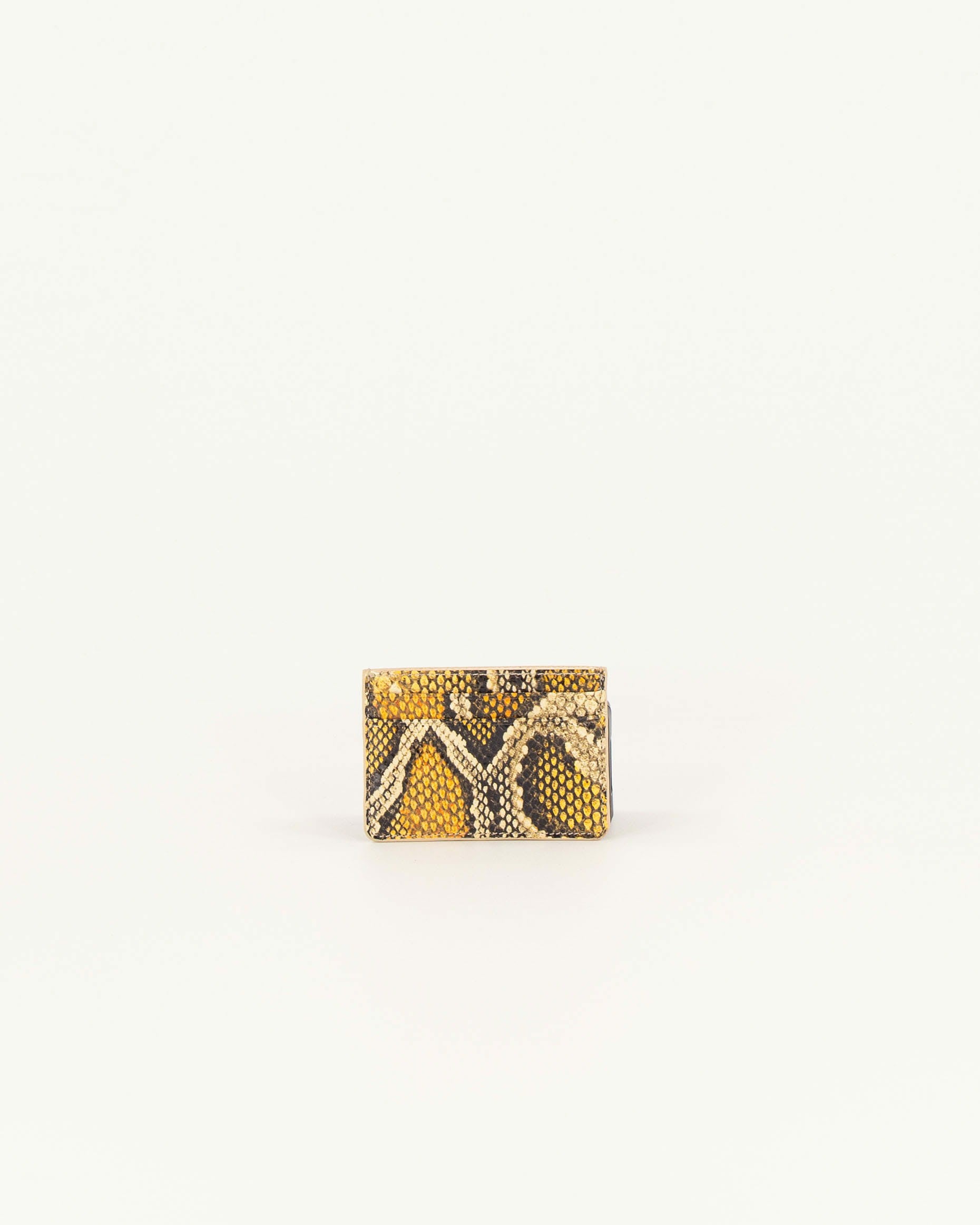 LUZI CARD Yellow Python - Wallet