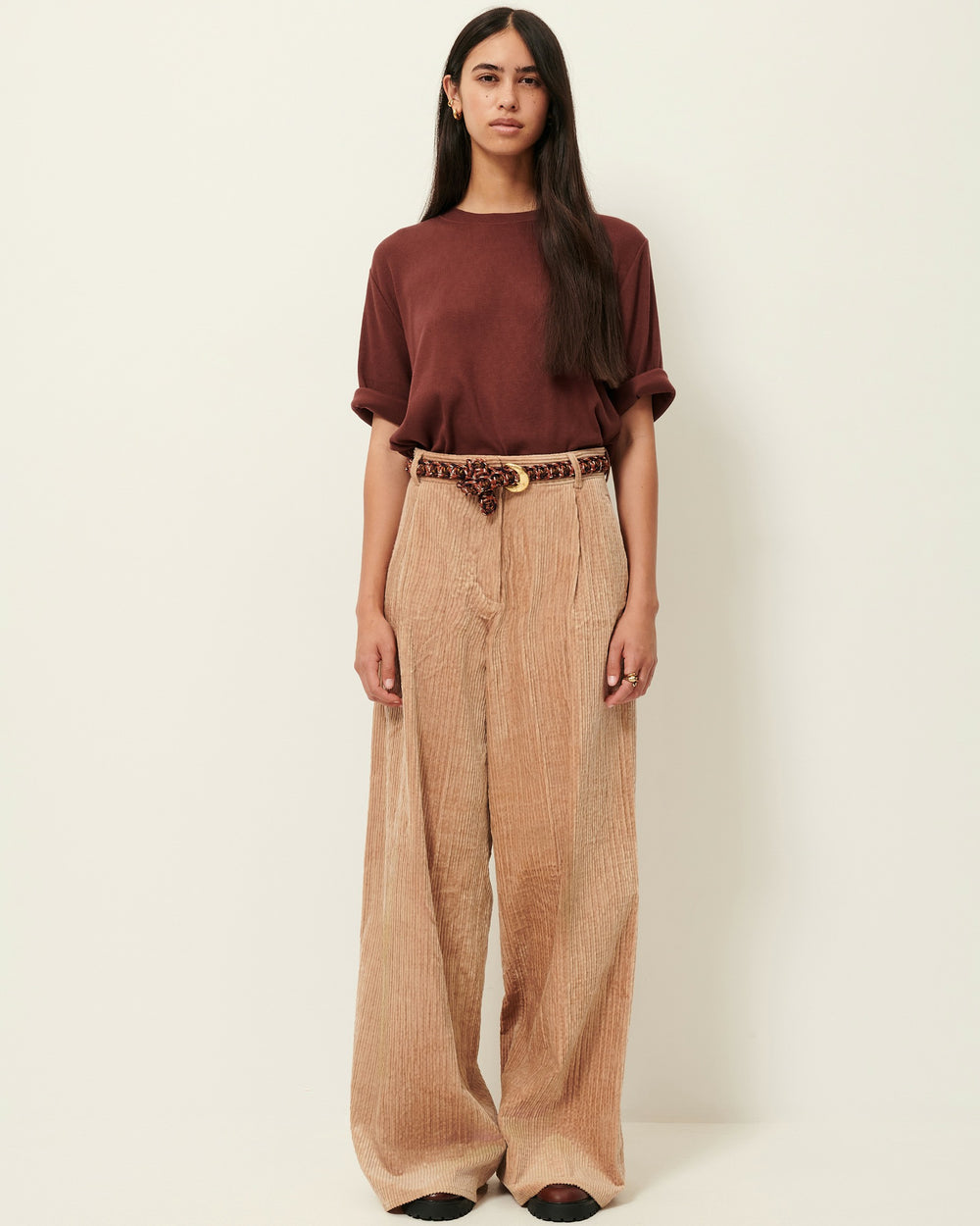 SERGE CO Burgundy - T-shirt