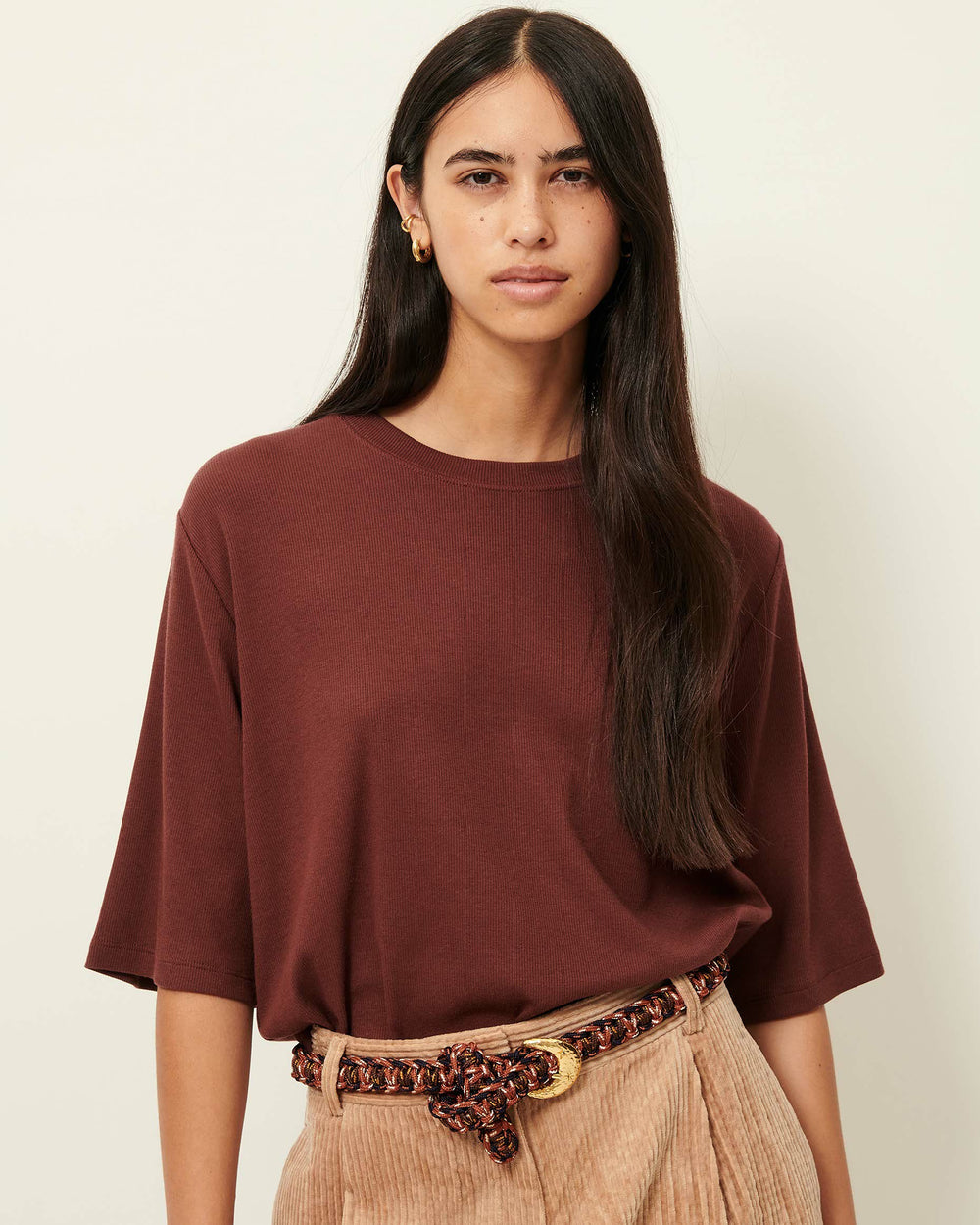 SERGE CO Burgundy - T-shirt