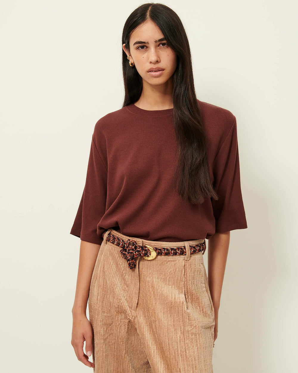SERGE CO Burgundy - T-shirt